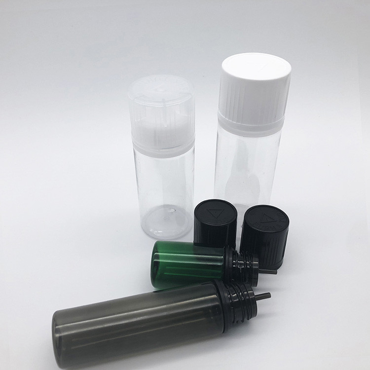 30ml Chubby Gorilla LDPE PET پلاستیک تک شاخه فشرده کن بطری 10 بسته بطری قطره کش شفاف سیاه قابل استفاده مجدد