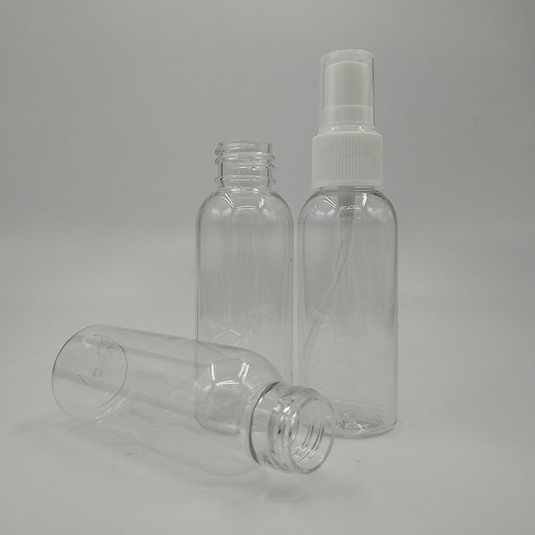 بطری اسپری پلاستیکی شفاف PET کلاسیک برای استفاده روزانه در اندازه های مختلف