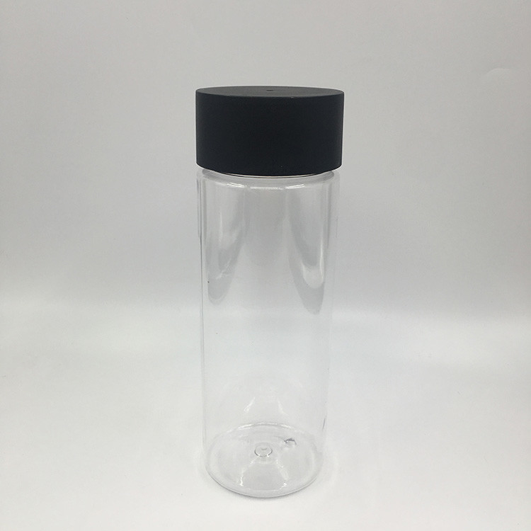 بدون BPA 0.5kg بطری آبمیوه سیلندری شفاف با پوشش برای تجارت آبمیوه