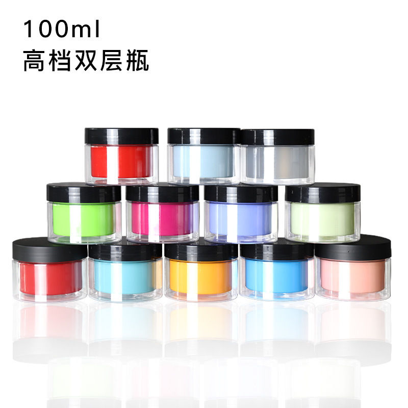 بطری پلاستیکی تزئینی قابل تنظیم در 10ml 15ml 30ml 60ml 80ml 100ml 120ml 150ml ظرفیت برای شخصی سازی