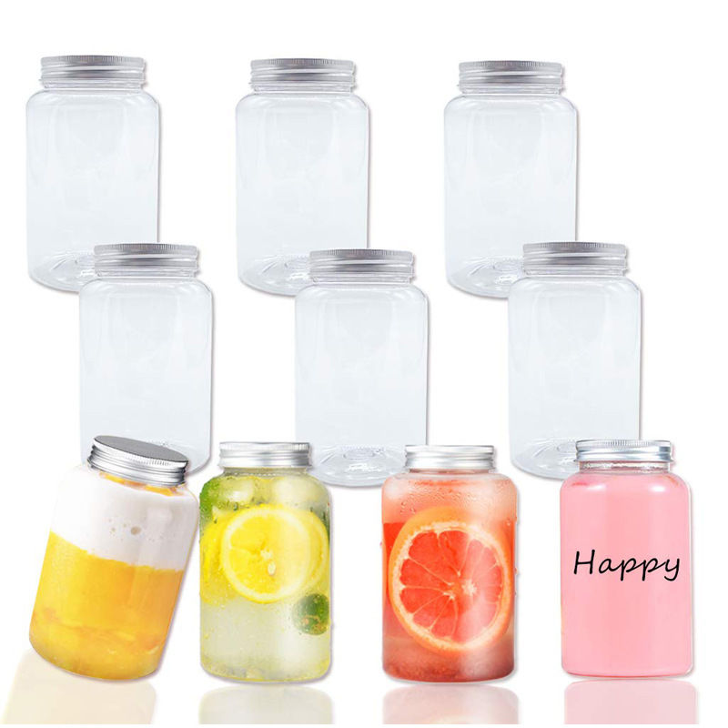 بطری های چای شیر مدرن ظرفیت 0.5 کیلوگرم با پوشش پیچ خورده برای بسته بندی شخصی