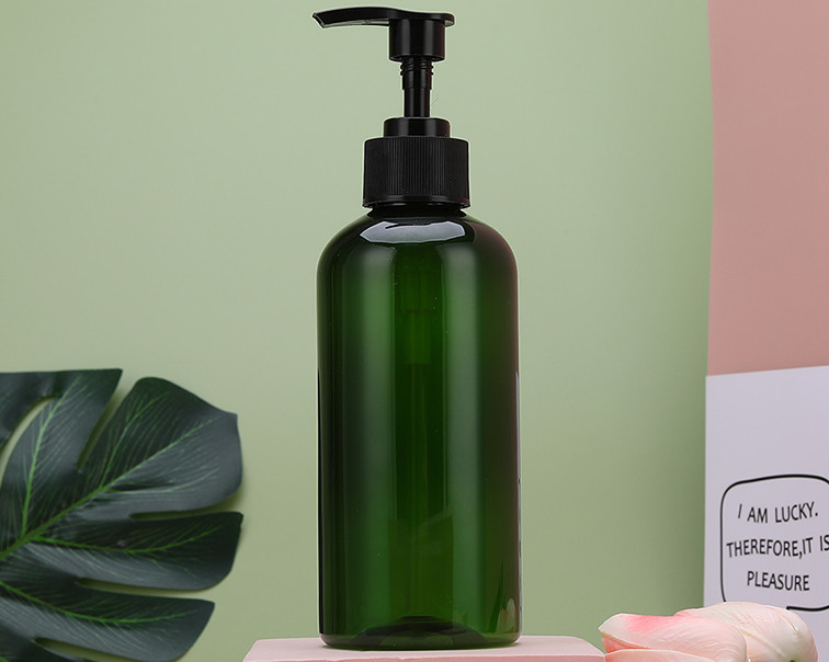 فروش داغ شفاف خالی PET 500ml ژل حمام بطری پلاستیکی مراقبت از مو سفید صاف مربع شامپو لوشن پمپ بطری پلاستیکی