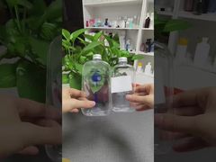 بطری های آبمیوه پلاستیکی شفاف یکبار مصرف برای تهیه آبمیوه، شیر، اسموتی با درپوش