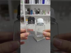 بطری های نوشیدنی پلاستیکی شفاف، ظرف شیر چای، آب میوه با درپوش