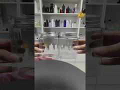 ظروف خالی نگهداری بطری شیشه ای با درب آلومینیومی برای نگهداری غلات و آجیل