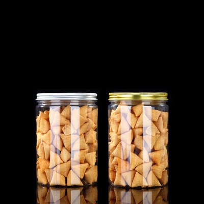 توصیه می کنم بطری بزرگ پلاستیکی برای ادویه جات کوکی بطری پلاستیکی شیشه شفاف پلاستیکی بطری طلایی با برچسب خصوصی سفارشی